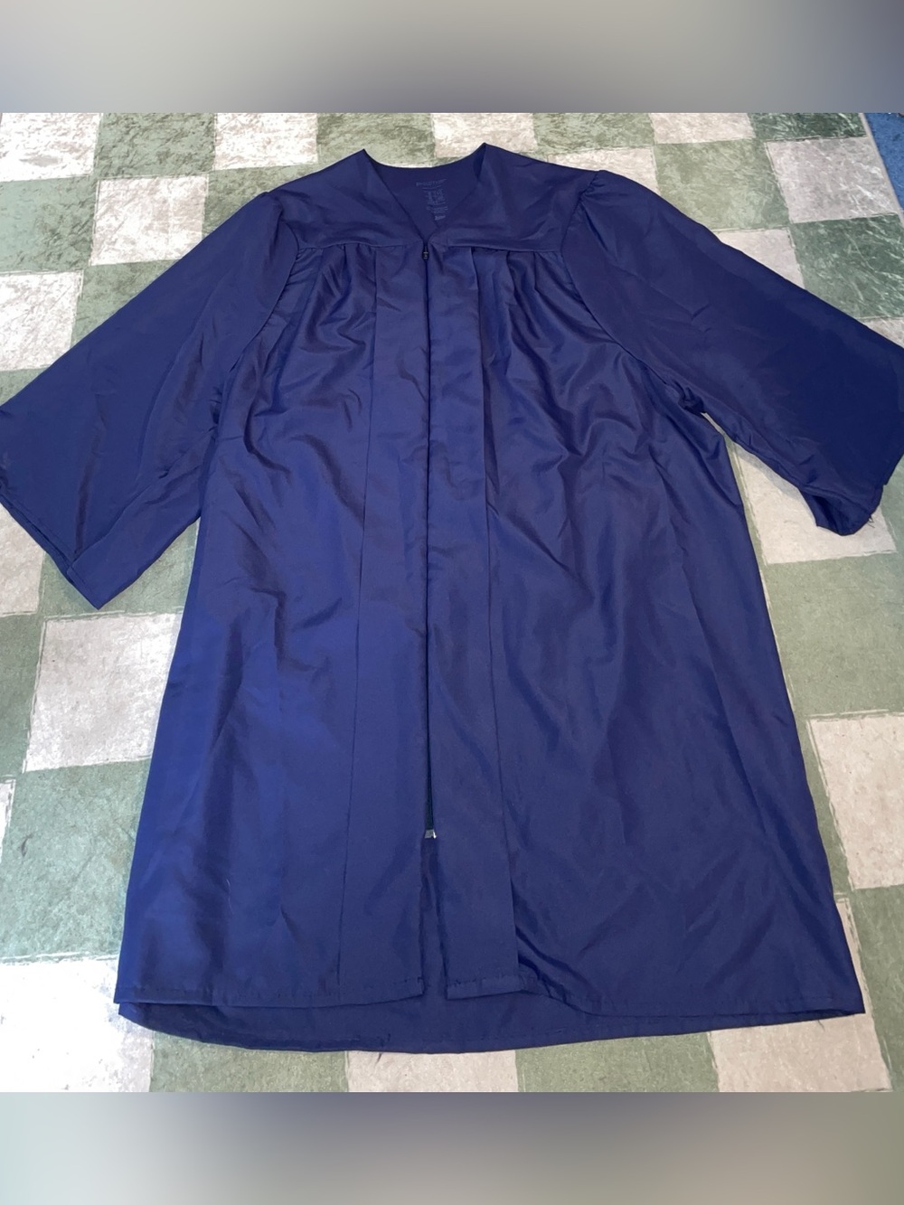 Navy Graduation Gown - Classic Academic Robe